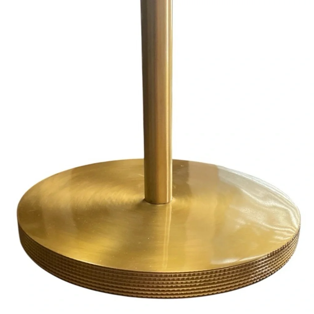 Brushed Brass Paper Towel Holder Gold Countertop Stand 14” New - Slight Misprint